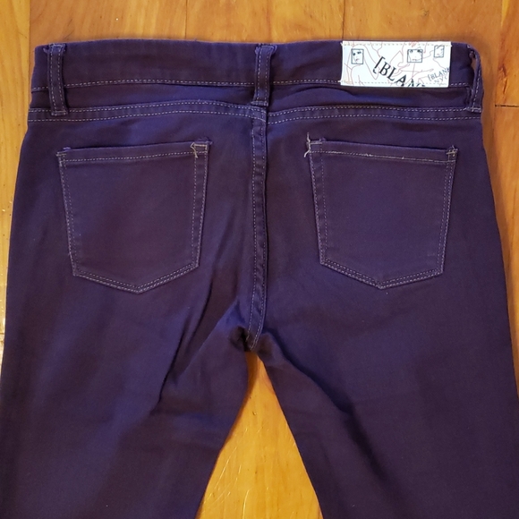Purple Blank NYC women's purple skinny jeans size 27 - Picture 5 of 6